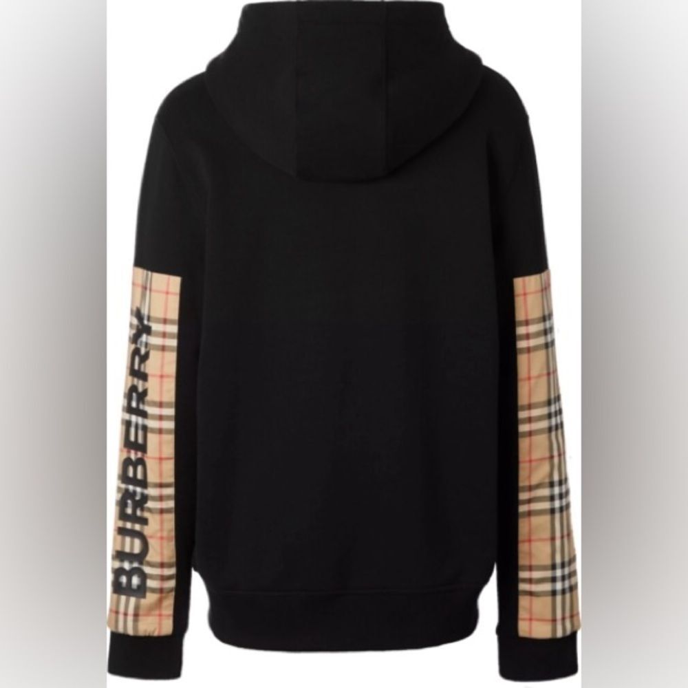 Burberry Vintage Check Label Hoodie View 2